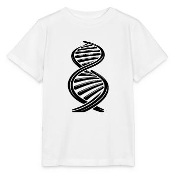 DNA-Strang Nukleotiden Kette zwei Einzelsträngen - Stanley/Stella Kinder T-Shirt MINI CREATOR  - Weiß - Vorne - Maike (125cm)