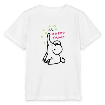 happyTrööt - Stanley/Stella MINI CREATOR Kids’ T-Shirt - white - Front - Maike (125cm)