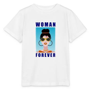 WIFE. DAUGHTER. ADOLESCENT. WOMEN'S DAY - Stanley/Stella MINI CREATOR Kids’ T-Shirt - white - Front - Maike (125cm)