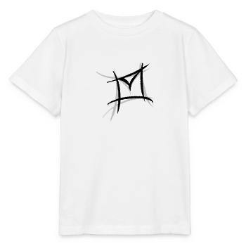 E-mail, icône d’enveloppe. Philatéliste - T-shirt bio MINI CREATOR Stanley/Stella Enfant - blanc - Devant - Maike (125cm)
