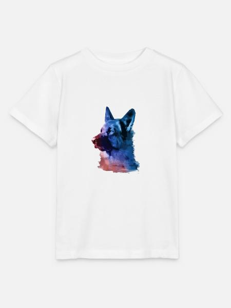 deutscher schäferhund,schäferhund,hund,graffiti - Stanley/Stella Kinder T-Shirt MINI CREATOR - Weiß