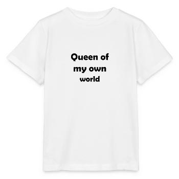 Reine de mon propre monde - T-shirt bio MINI CREATOR Stanley/Stella Enfant - blanc - Devant - Maike (125cm)