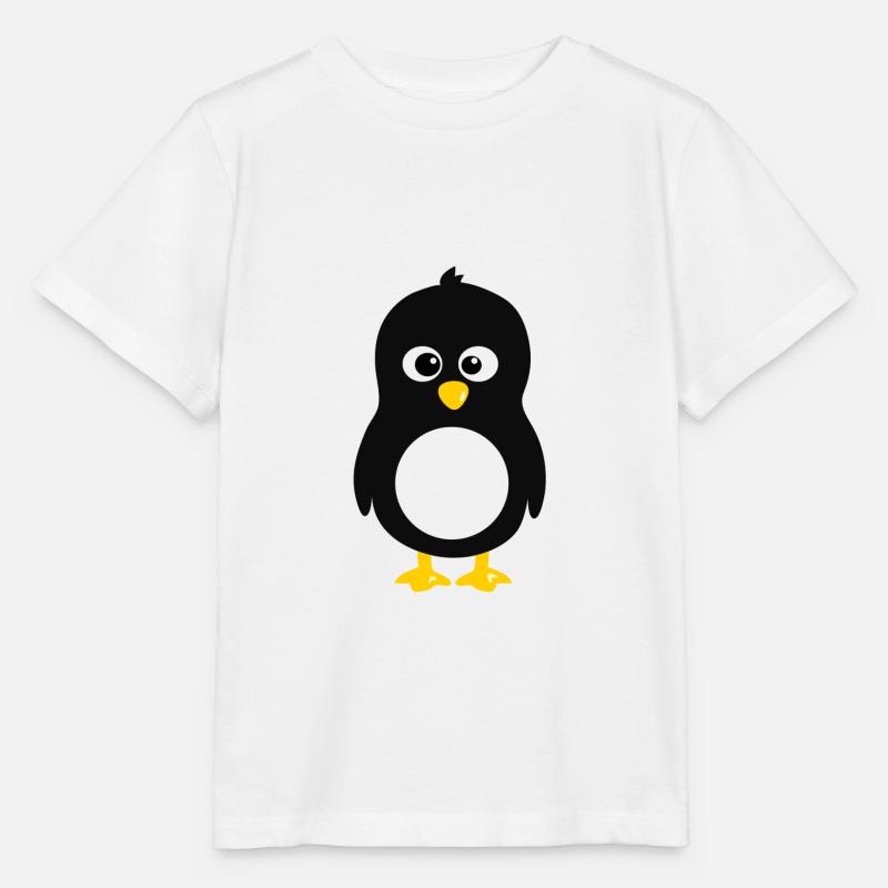 Linux-Pinguin - Stanley/Stella Kinder T-Shirt MINI CREATOR  - Weiß