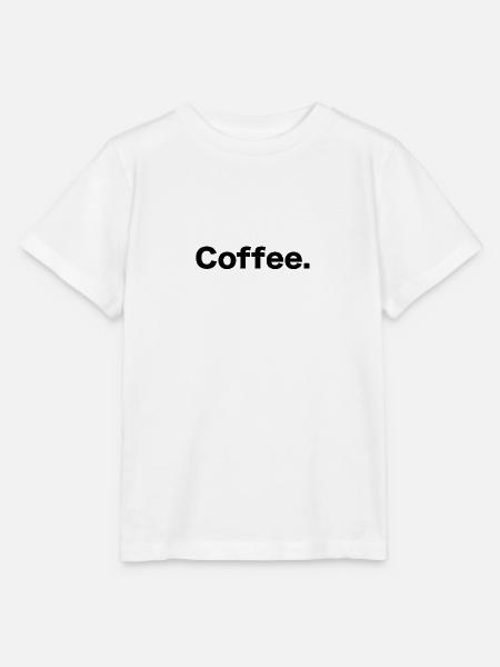 Coffee - Stanley/Stella Kinder T-Shirt MINI CREATOR  - Weiß