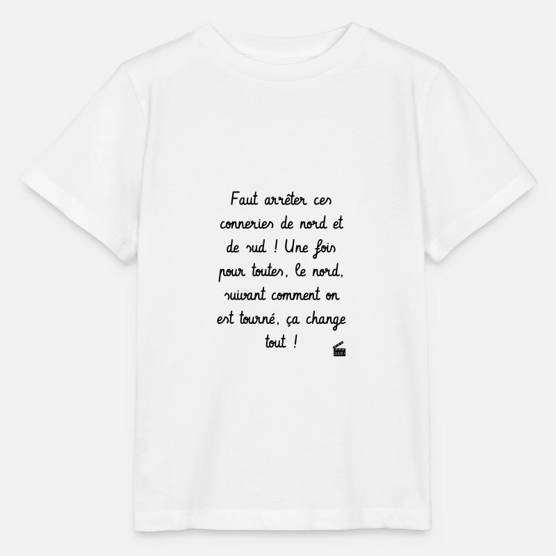 Kaameløtt - Réplique Culte - Citation Perceval - T-shirt bio MINI CREATOR Stanley/Stella Enfant - blanc