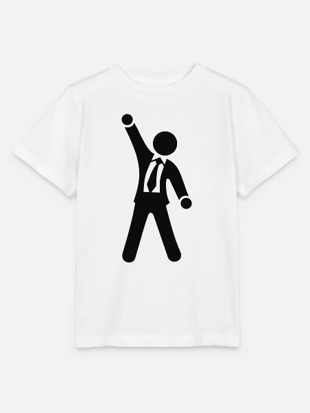 Geschäftsmann 1c - Stanley/Stella Kinder T-Shirt MINI CREATOR  - Weiß
