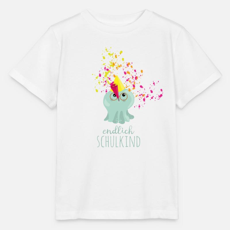 endlich Schulkind - Stanley/Stella Kinder T-Shirt MINI CREATOR  - Weiß