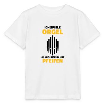 Orgel - Stanley/Stella Kinder T-Shirt MINI CREATOR  - Weiß - Vorne - Maike (125cm)