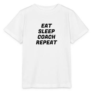 Coach / Coaching / Entraineur / Sport - T-shirt bio MINI CREATOR Stanley/Stella Enfant - blanc - Devant - Maike (125cm)