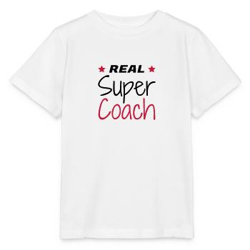 Coach / Coaching / Entraineur / Sport - T-shirt bio MINI CREATOR Stanley/Stella Enfant - blanc - Devant - Maike (125cm)