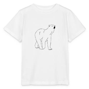 Eisbär - Polar bear - Arktis - Stanley/Stella Kinder T-Shirt MINI CREATOR  - Weiß - Vorne - Maike (125cm)