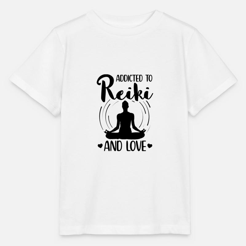 Reiki - Stanley/Stella MINI CREATOR Kids’ T-Shirt - white