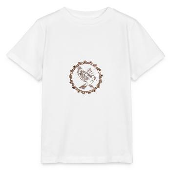 Vogel - Fliegen - Naturschutz Tierfreund - Stanley/Stella Kinder T-Shirt MINI CREATOR  - Weiß - Vorne - Maike (125cm)