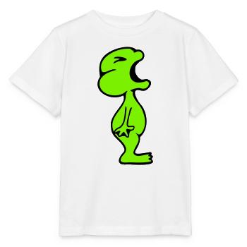 Frog screaming angry angry unhappy angry - Stanley/Stella MINI CREATOR Kids’ T-Shirt - white - Front - Maike (125cm)