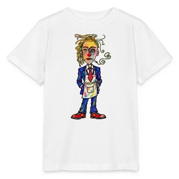 Chaos-Künstler im Farbenzauber - Stanley/Stella Kinder T-Shirt MINI CREATOR  - Weiß - Vorne - Maike (125cm)