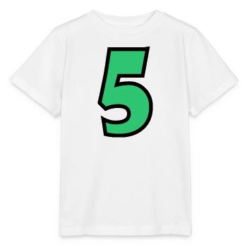 5. JUBILÄUM. 5 JAHRE. 5. JUBILÄUM - Stanley/Stella Kinder T-Shirt MINI CREATOR  - Weiß - Vorne - Maike (125cm)