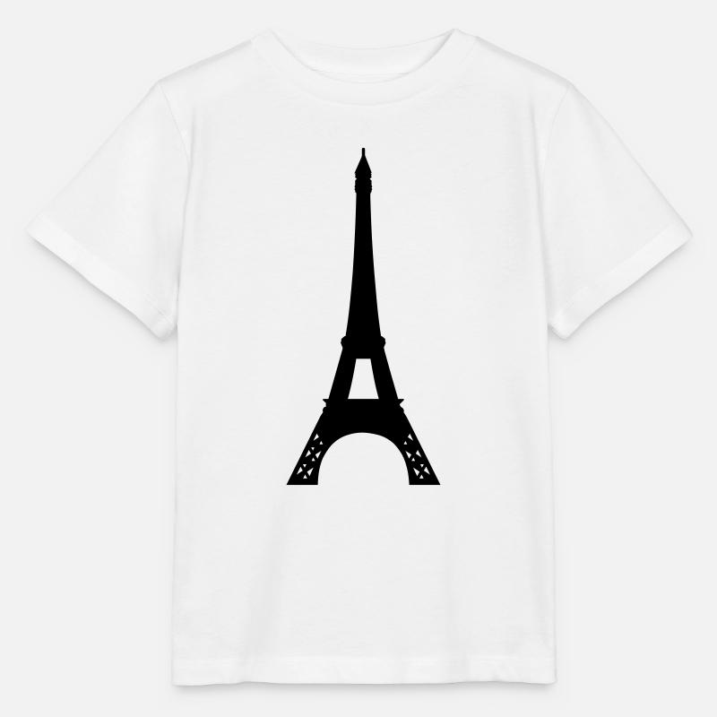 tour eiffel - T-shirt bio MINI CREATOR Stanley/Stella Enfant - blanc