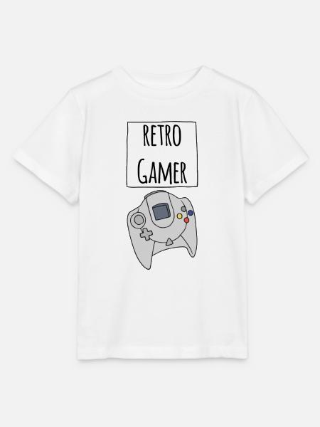 Gamer Retro DC - Stanley/Stella Kinder T-Shirt MINI CREATOR  - Weiß