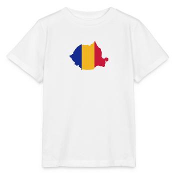 Rumänien - Stanley/Stella Kinder T-Shirt MINI CREATOR  - Weiß - Vorne - Maike (125cm)