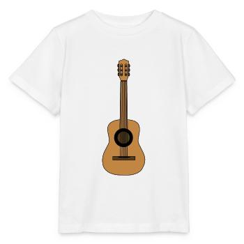 Guitare - T-shirt bio MINI CREATOR Stanley/Stella Enfant - blanc - Devant - Maike (125cm)