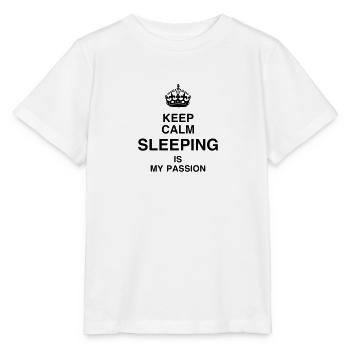 Sleeper Sleeping Schlaf Schläfer Dormir Dormeur - Stanley/Stella MINI CREATOR Kids’ T-Shirt - white - Front - Maike (125cm)