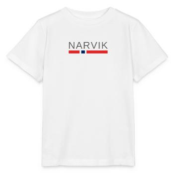 Narvik Norwegen - Stanley/Stella Kinder T-Shirt MINI CREATOR  - Weiß - Vorne - Maike (125cm)