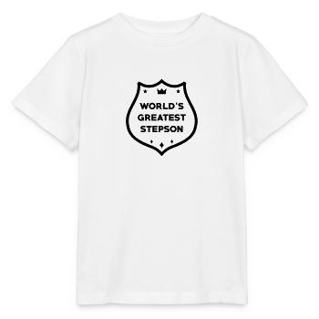 belle-fille / beau-fils / beau fils / belle fille - T-shirt bio MINI CREATOR Stanley/Stella Enfant - blanc - Devant - Maike (125cm)