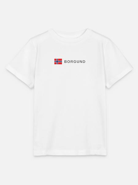 Borgund Norwegen - Stanley/Stella Kinder T-Shirt MINI CREATOR - Weiß