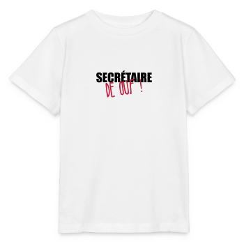 Sekretärin / Sekretär / Sekretariat / Chef - Stanley/Stella Kinder T-Shirt MINI CREATOR  - Weiß - Vorne - Maike (125cm)