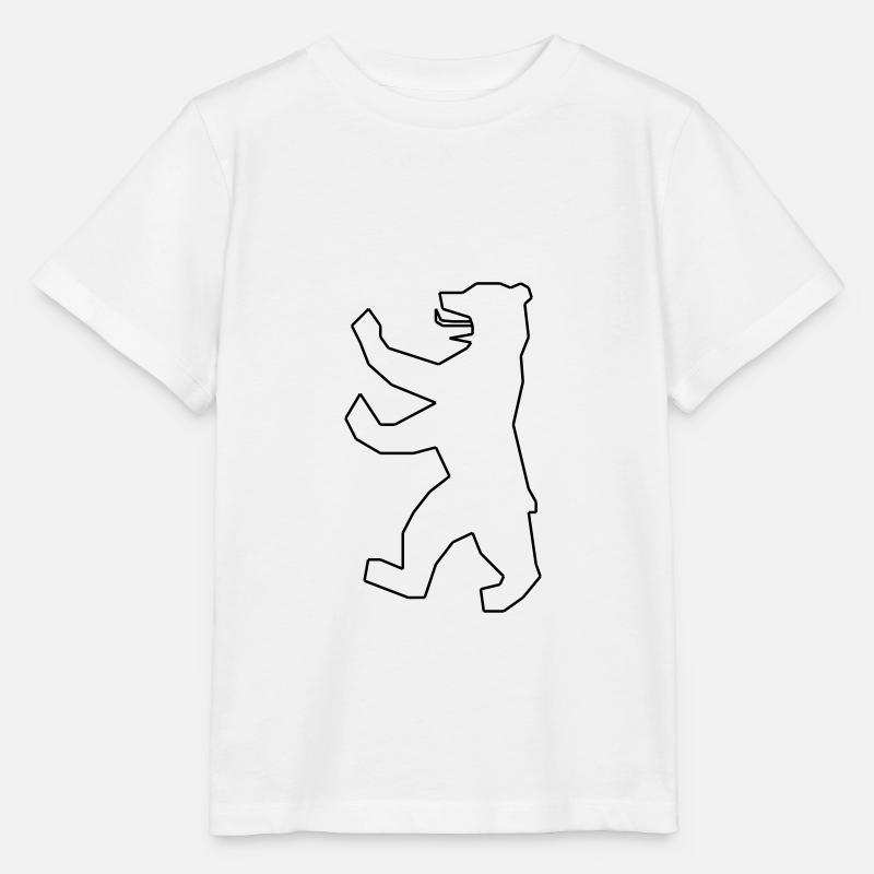 Ours de Berlin - T-shirt bio MINI CREATOR Stanley/Stella Enfant - blanc