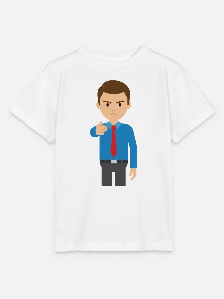 Direkter Vorgesetzter Cartoon - Stanley/Stella Kinder T-Shirt MINI CREATOR - Weiß