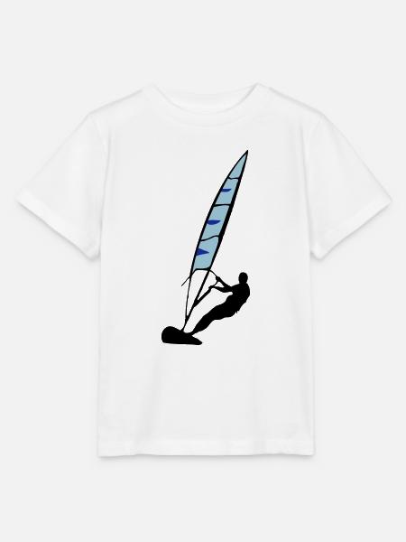 Windsurfing - Stanley/Stella Kinder T-Shirt MINI CREATOR  - Weiß