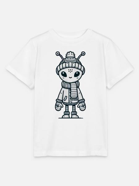 Alien Comic - Stanley/Stella Kinder T-Shirt MINI CREATOR  - Weiß