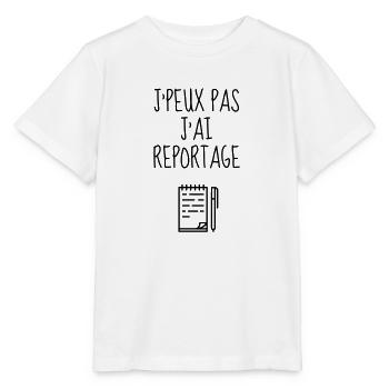 Journalist Journalism Journalismus Journaliste - Stanley/Stella MINI CREATOR Kids’ T-Shirt - white - Front - Maike (125cm)