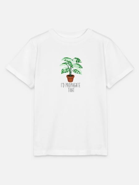 I'd Propagate That - Stanley/Stella Kinder T-Shirt MINI CREATOR - Weiß