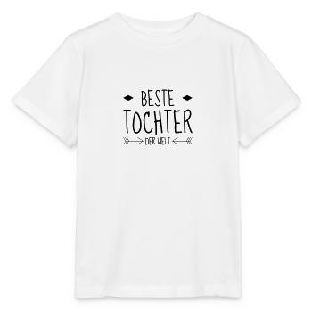 Fils / Fille / Petit-Fils / Petite-Fille - T-shirt bio MINI CREATOR Stanley/Stella Enfant - blanc - Devant - Maike (125cm)