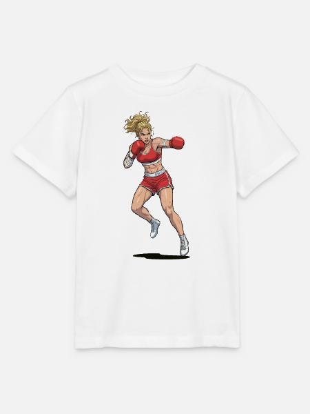 Boxer-Ehefrau - Stanley/Stella Kinder T-Shirt MINI CREATOR  - Weiß