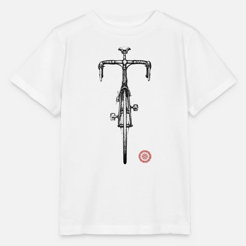 Rennrad  - Stanley/Stella Kinder T-Shirt MINI CREATOR  - Weiß