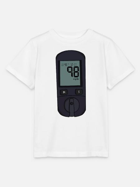 Glukosemessgerät - Stanley/Stella Kinder T-Shirt MINI CREATOR  - Weiß