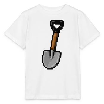 Pixel Shovel - Stanley/Stella MINI CREATOR Kids’ T-Shirt - white - Front - Maike (125cm)
