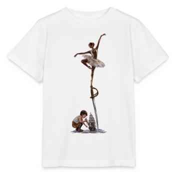 The Dance of Imagination - Stanley/Stella MINI CREATOR Kids’ T-Shirt - white - Front - Maike (125cm)