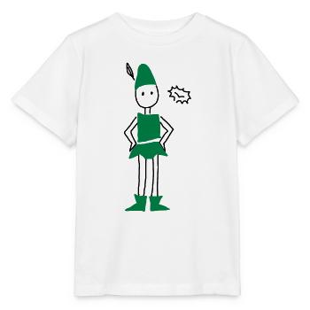 peter pan - Stanley/Stella MINI CREATOR Kids’ T-Shirt - white - Front - Maike (125cm)