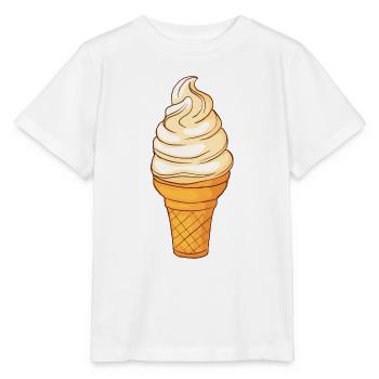Glace molle Glace Glace Glace Glace de glace - T-shirt bio MINI CREATOR Stanley/Stella Enfant - blanc - Devant - Maike (125cm)