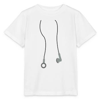 kopfhoerer3 - Stanley/Stella Kinder T-Shirt MINI CREATOR  - Weiß - Vorne - Maike (125cm)