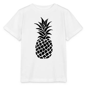 ananas - T-shirt bio MINI CREATOR Stanley/Stella Enfant - blanc - Devant - Maike (125cm)