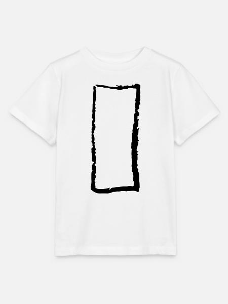 Rechteck - Stanley/Stella Kinder T-Shirt MINI CREATOR - Weiß