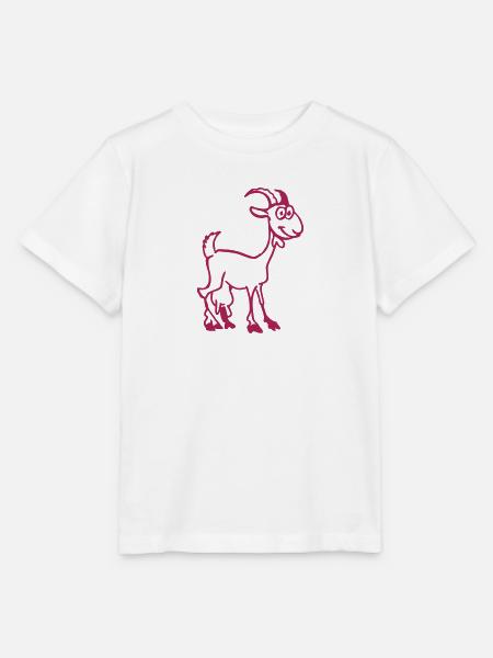 Ziegen Kitz - Stanley/Stella Kinder T-Shirt MINI CREATOR - Weiß