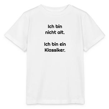 Klassiker Design – Lustiges Ü40 Geburtstagsdesign - Stanley/Stella Kinder T-Shirt MINI CREATOR  - Weiß - Vorne - Maike (125cm)
