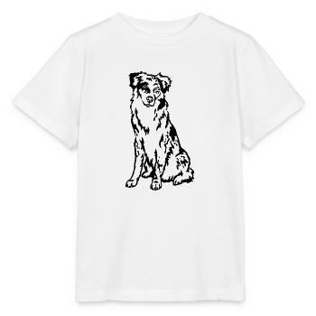 Australian Shepherd - Stanley/Stella Kinder T-Shirt MINI CREATOR  - Weiß - Vorne - Maike (125cm)