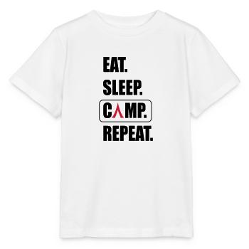 Camping - Stanley/Stella MINI CREATOR Kids’ T-Shirt - white - Front - Maike (125cm)